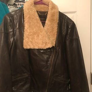 Genuine leather coat